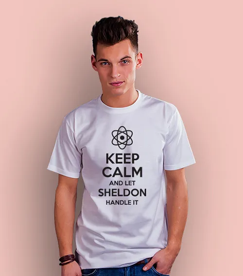 koszulka męska biała kc sheldon