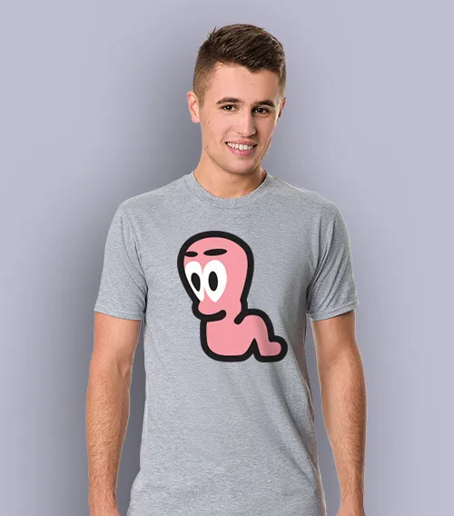 koszulka męska jasny melanż worms