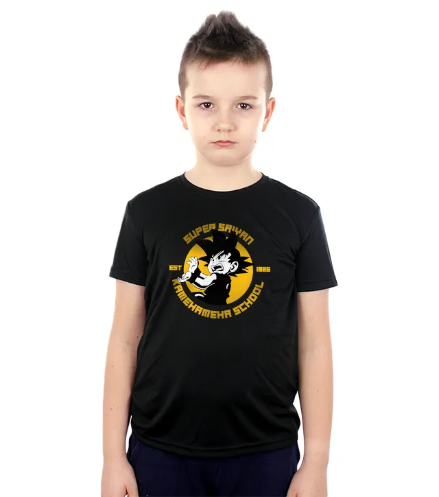Dziecięca Koszulka sportow Czarna Kamehameha School