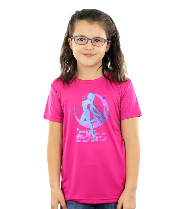 Dziecięca Koszulka sportowa Różowa Czarodziejka z Księżyca