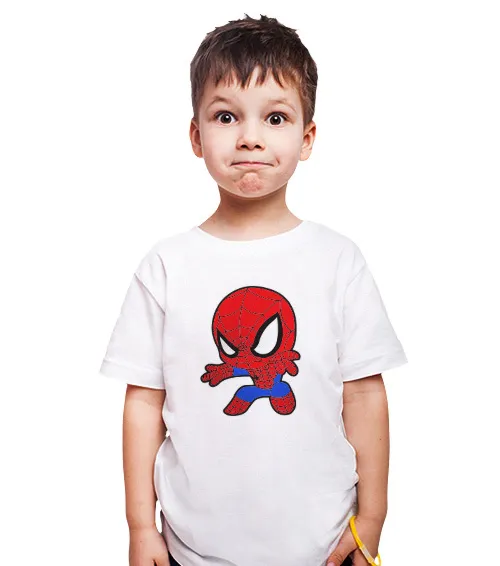 BABY SPIDERMAN Koszulka Dziecięca Biała