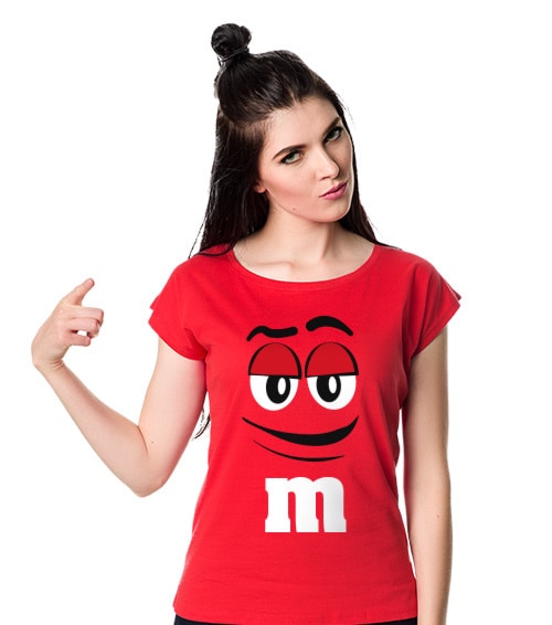 M&M Red Koszulka Damska Czerwona
