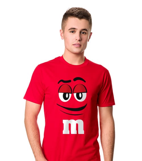 M&M Red Koszulka Męska Czerwona