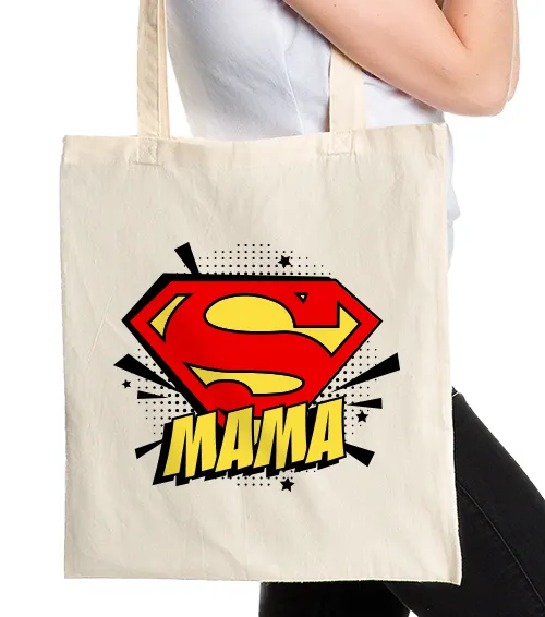 torba bawełniana na zakupy super mama